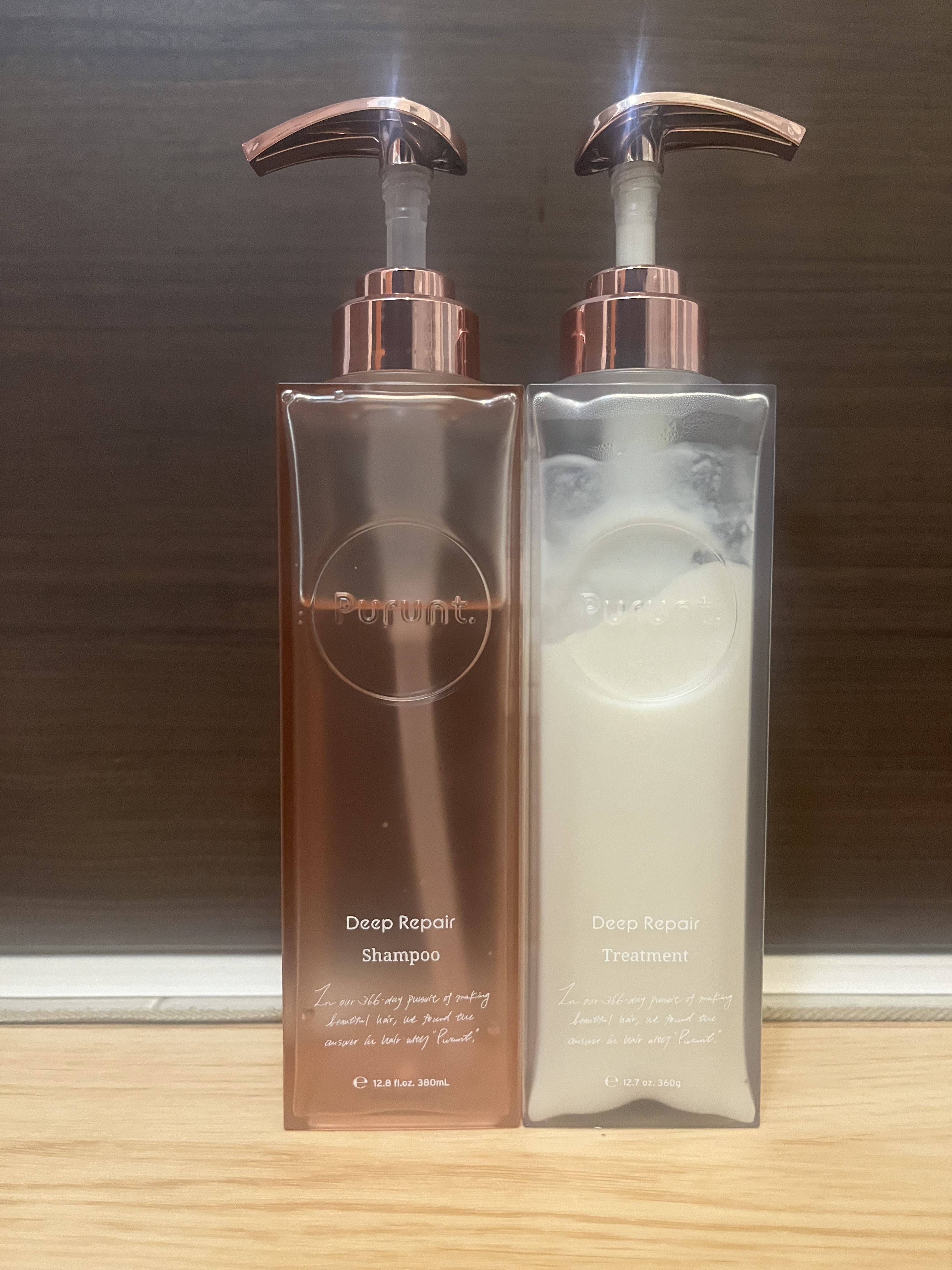 プルント ディープリペア美容液シャンプー／トリートメント/Purunt./市販シャンプーを使ったクチコミ（1枚目）