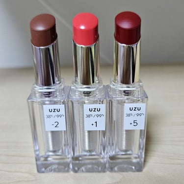  38°C / 99°F Lipstick <TOKYO> +5 RED/UZU BY FLOWFUSHI/口紅を使ったクチコミ（2枚目）
