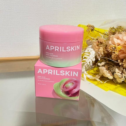 ピンクアロエメレンゲクレンザー/APRILSKIN/その他洗顔料を使ったクチコミ(2枚目)