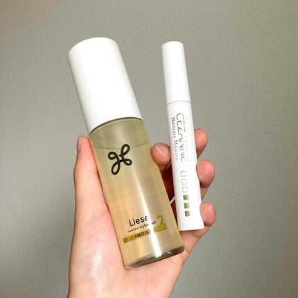 ヘアケアマスカラ/CEZANNE/ヘアジェルを使ったクチコミ(5枚目)