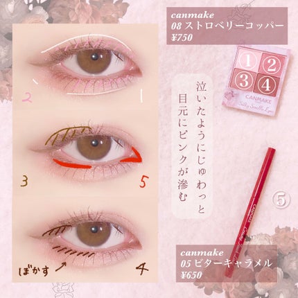 シルキースフレアイズ/キャンメイク/アイシャドウパレットを使ったクチコミ(2枚目)