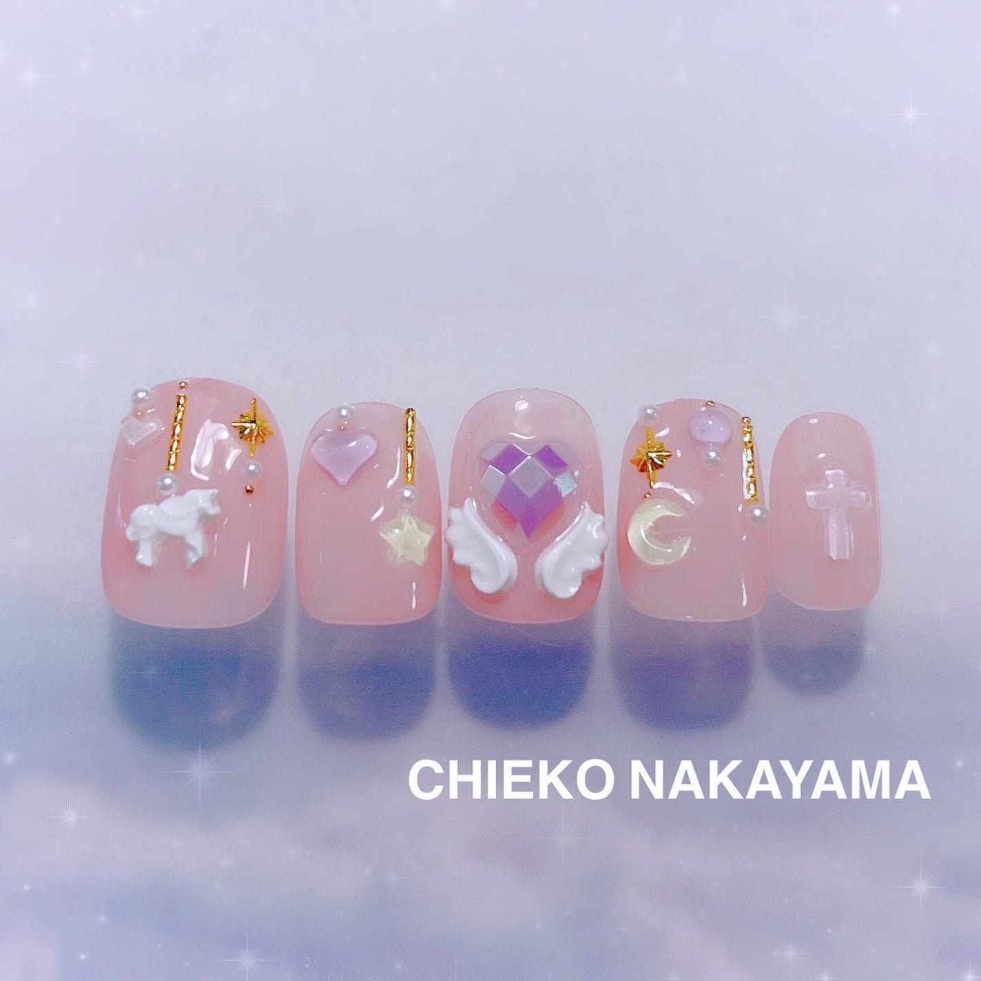 なかやまちえこ on LIPS 「ゆめかわ♡365日ネイル332日め⠀⠀#nail#nails#..」(1枚目)