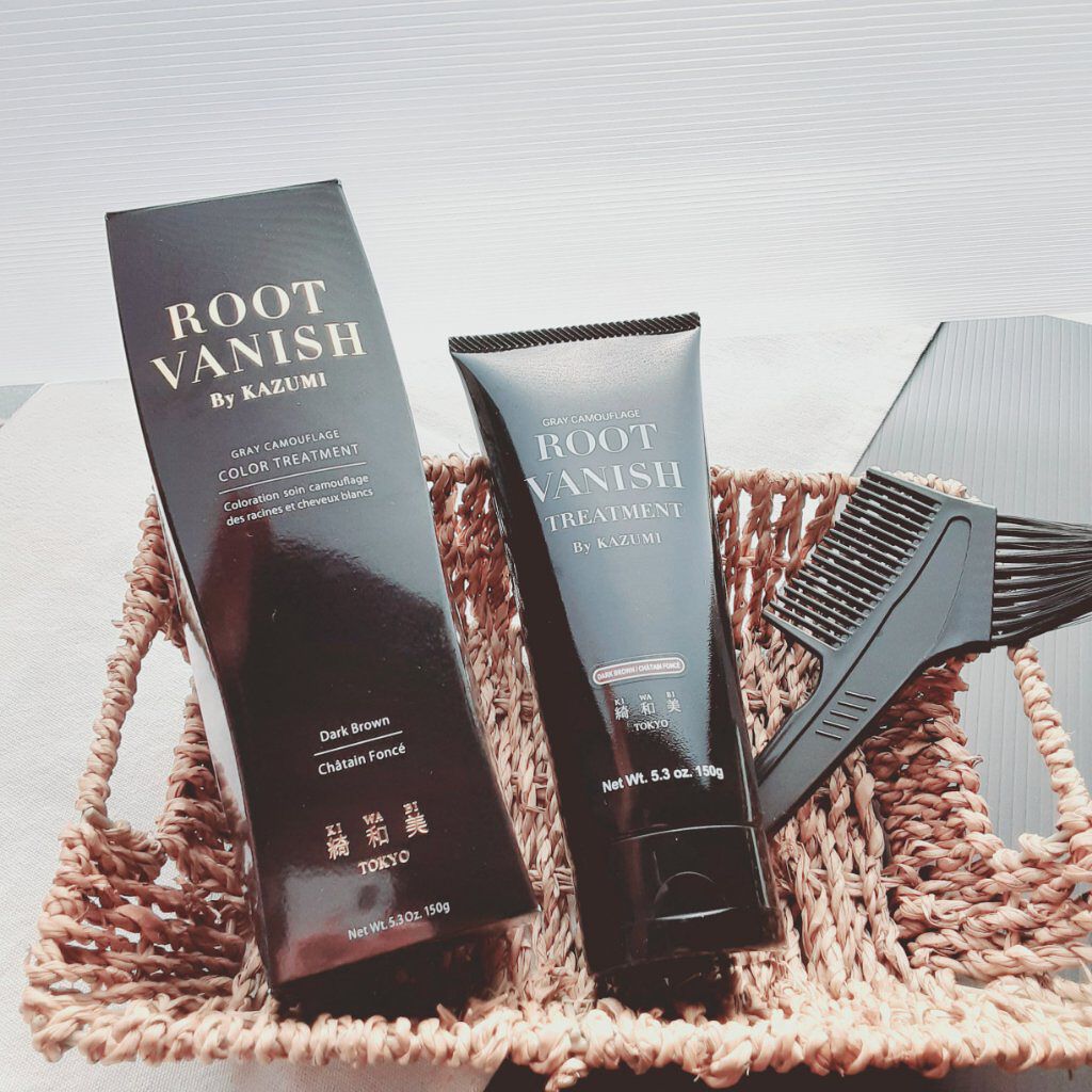 綺和美 ROOT VANISH 白髪染めカラーシャンプー/ トリートメントのクチコミ「【使った商品】　綺和美白髪染め ヘアカラートリートメント
【香り】　刺激臭なし
【テクスチャ】.....」（2枚目）