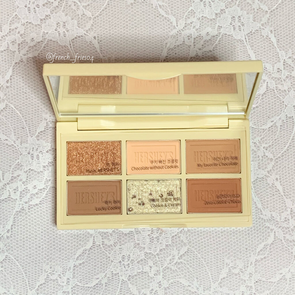 ハーシー プレイカラーアイズミニ/ETUDE/アイシャドウパレットを使ったクチコミ（3枚目）