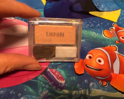 チーク カラー(ブラシ付)/ちふれ/パウダーチークを使ったクチコミ(1枚目)