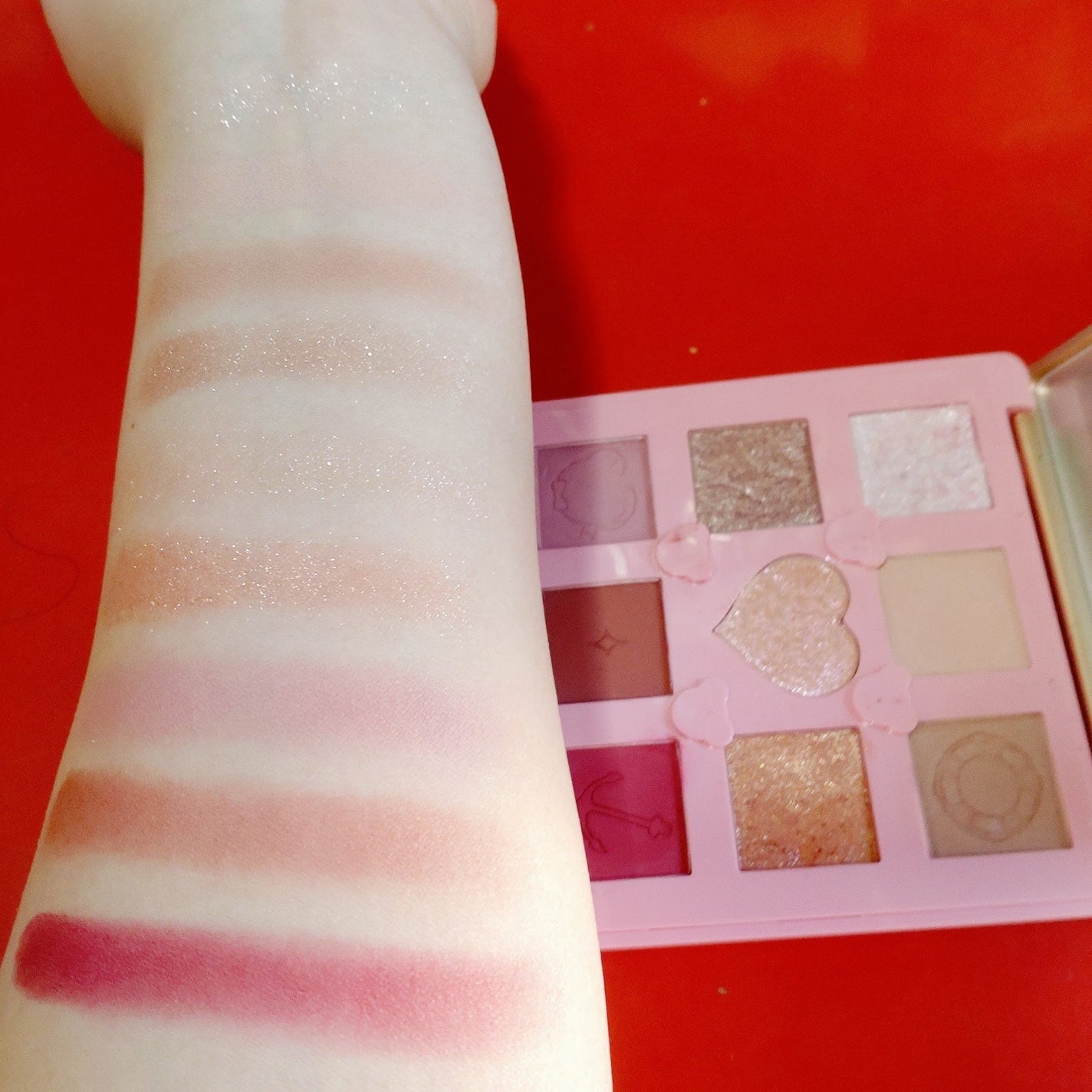 Love Bear 9色 アイシャドウパレット/FlowerKnows/アイシャドウパレットを使ったクチコミ(7枚目)