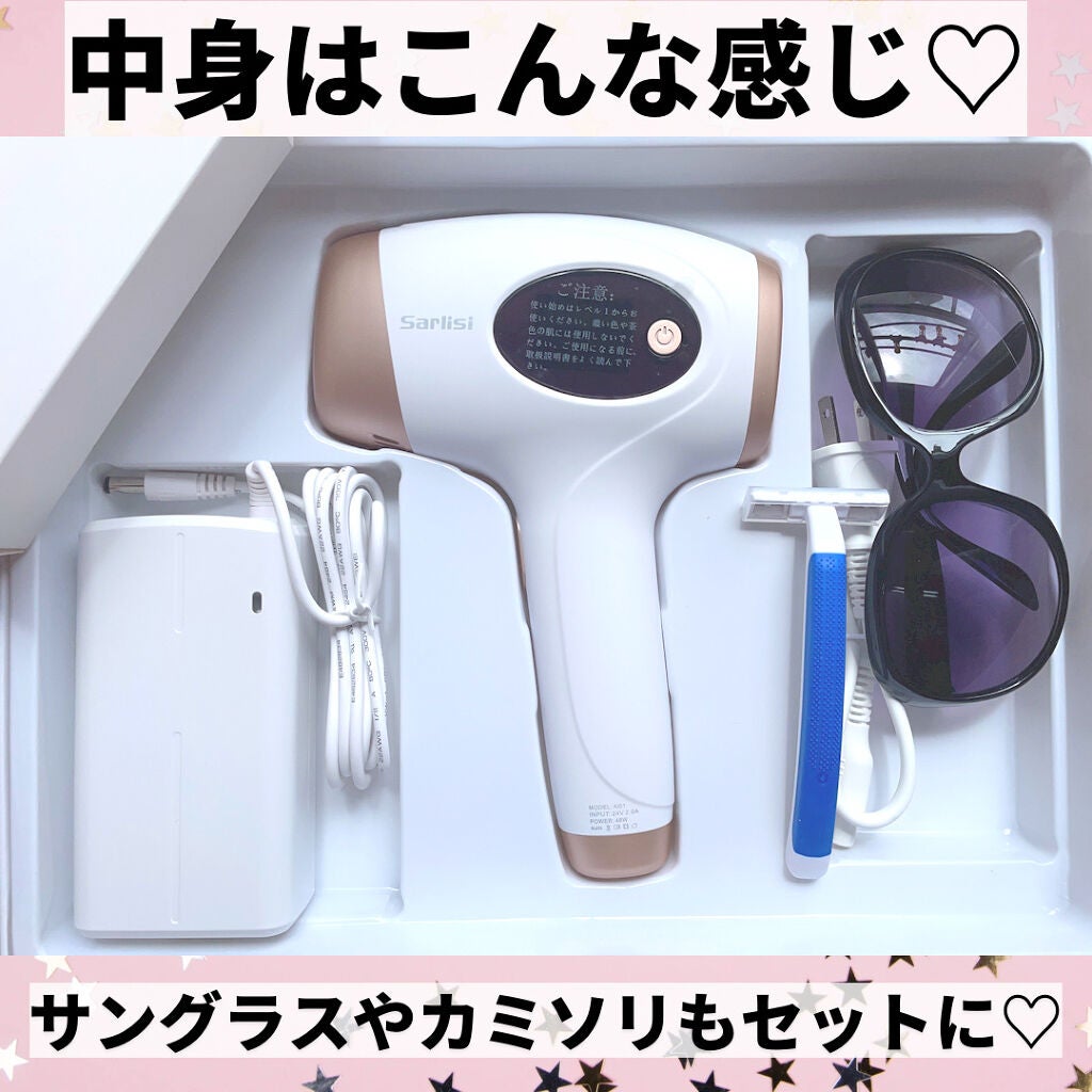 光脱毛器 VIO/Sarlisi/家庭用脱毛器を使ったクチコミ(3枚目)