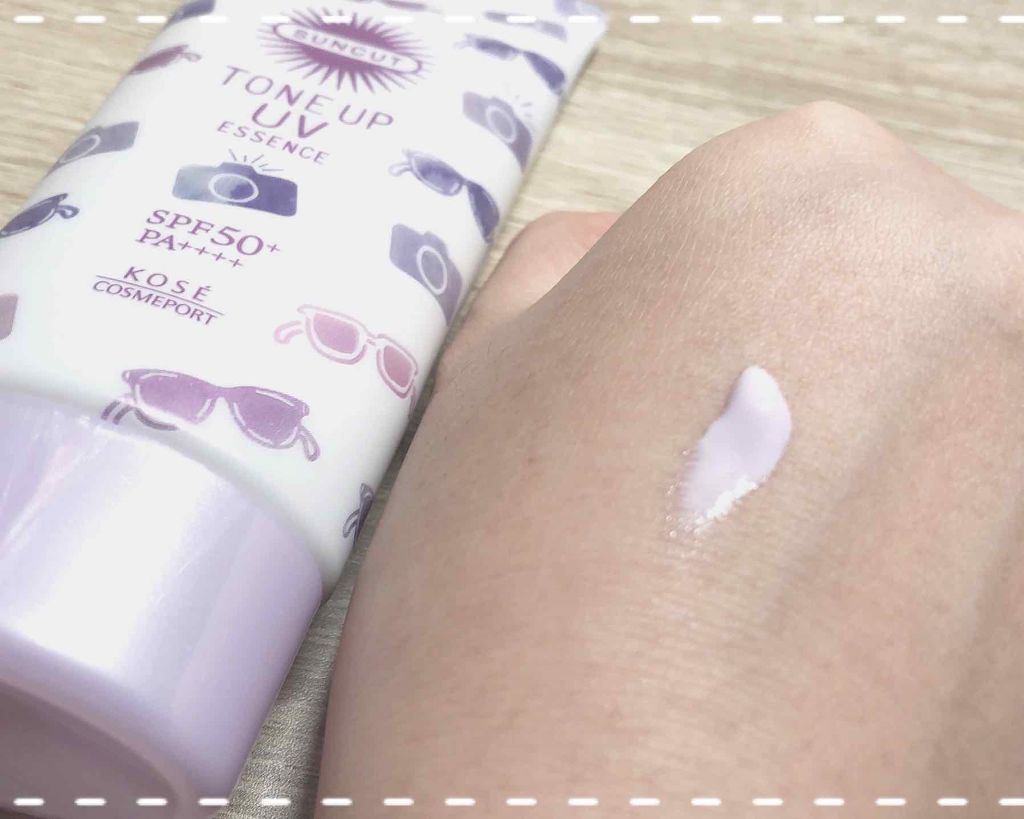 トーンアップUV エッセンス/サンカット®/日焼け止めローションを使ったクチコミ（2枚目）