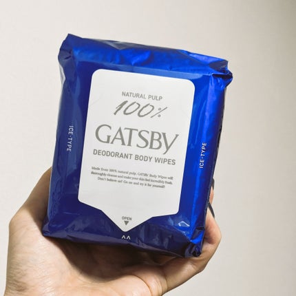 アイスデオドラント ボディペーパー フローズンサイダー/ギャツビー/ボディシートを使ったクチコミ(2枚目)