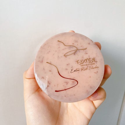 excel エクストラリッチパウダー ’22のクチコミ「\excel エクストラリッチパウダー ’22/
02 PEACH GLOW🍑
エクセルの.....」(1枚目)