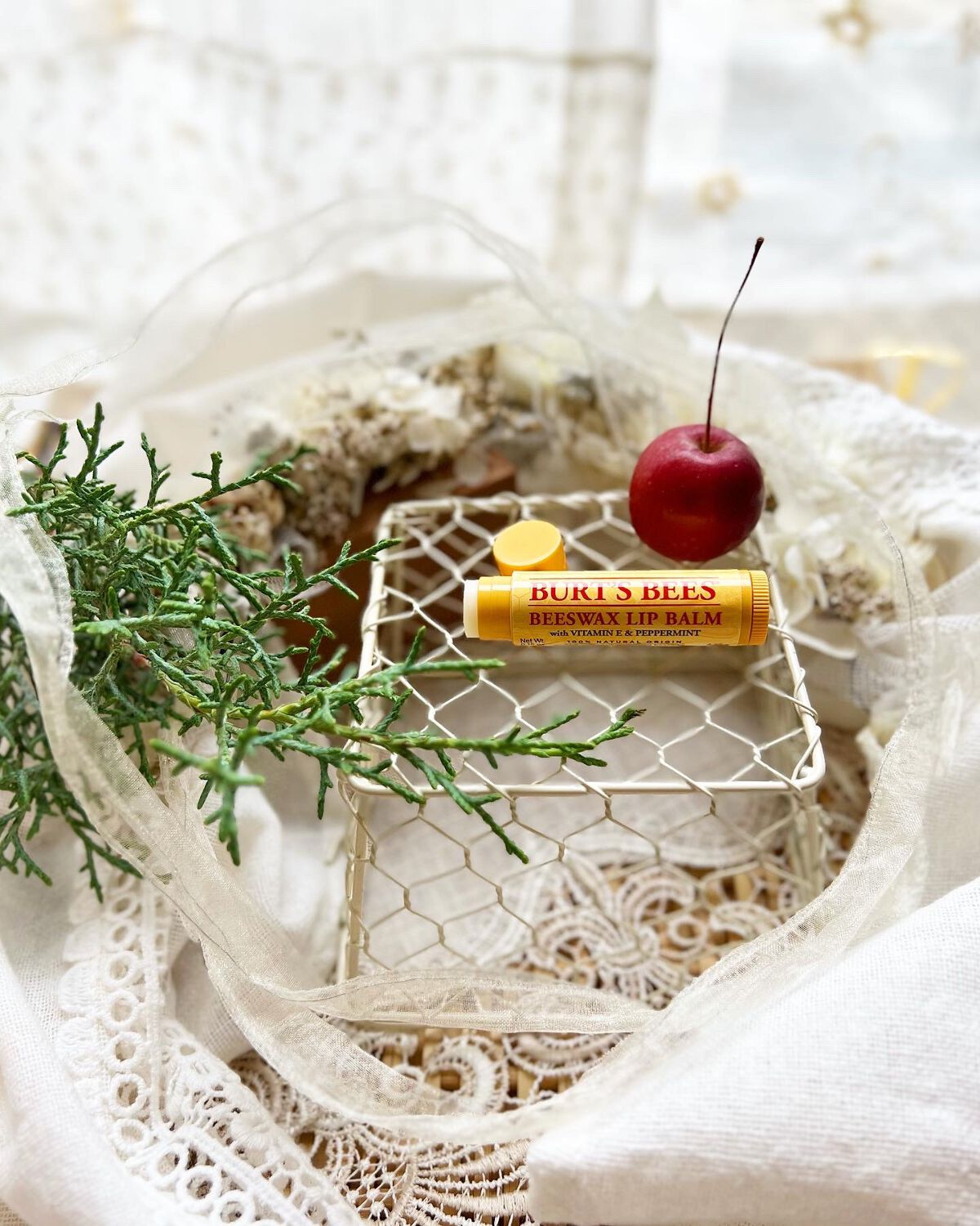 ビーズワックスリップバーム/BURT'S BEES/リップバームを使ったクチコミ（2枚目）