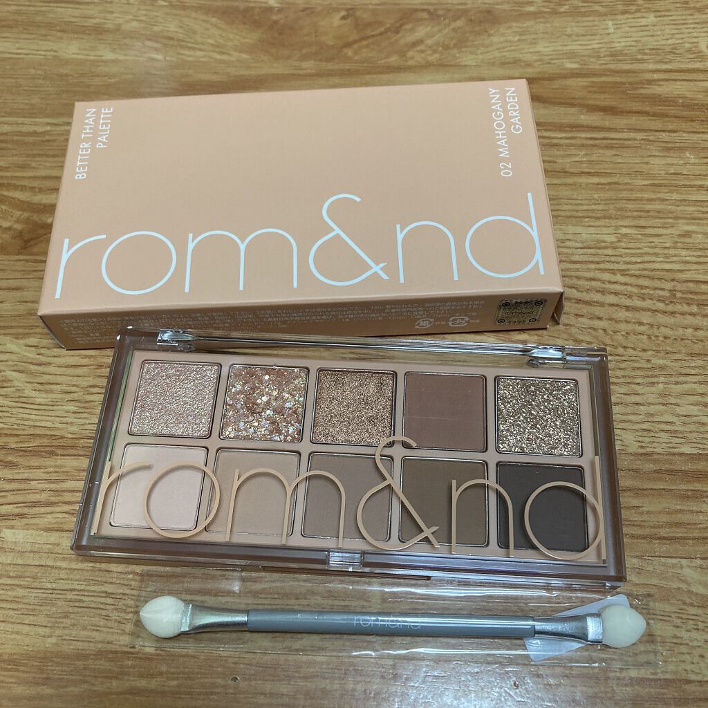 ベターザンパレット/rom&nd/アイシャドウパレットを使ったクチコミ(1枚目)