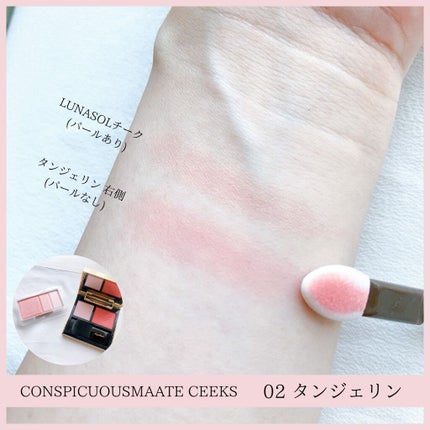 カラーリングソフトチークス/LUNASOL/パウダーチークを使ったクチコミ(5枚目)