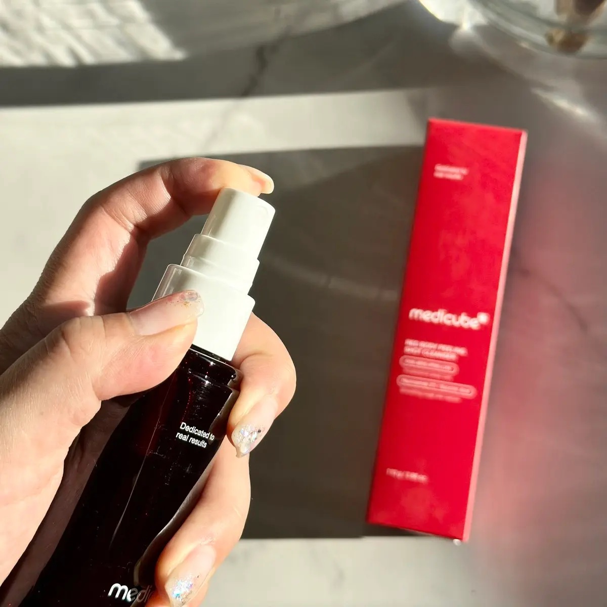 レッドアクネ ボディピーリングショット/MEDICUBE/ピーリングを使ったクチコミ（3枚目）
