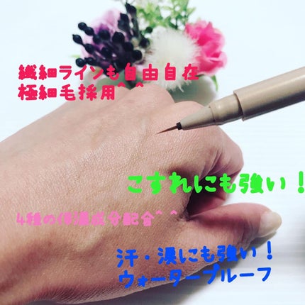 シークレットキワミライナー R/CipiCipi/リキッドアイライナーを使ったクチコミ(2枚目)