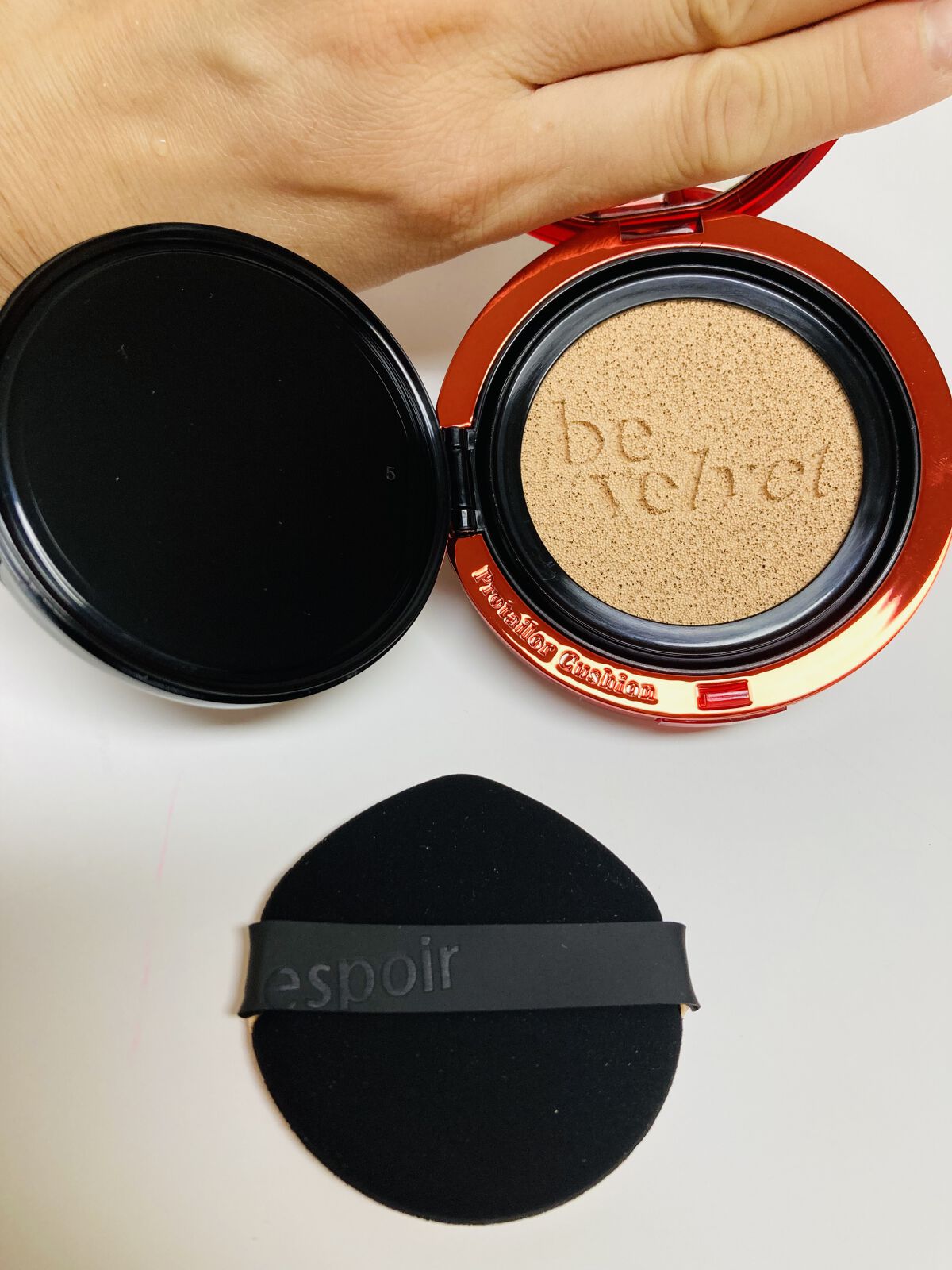 プロテーラービーベルベットカバークッション/espoir/クッションファンデーションを使ったクチコミ（3枚目）