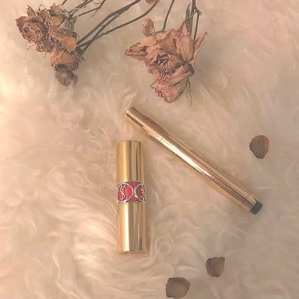 ルージュ ヴォリュプテ シャイン/YVES SAINT LAURENT BEAUTE/口紅を使ったクチコミ(1枚目)