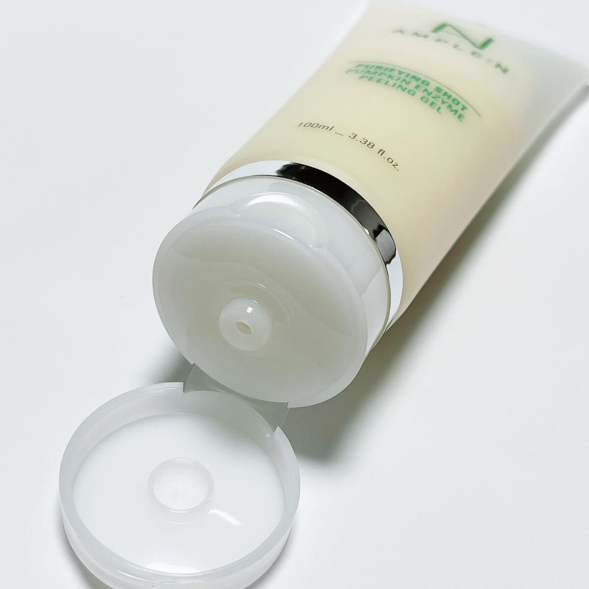 プリパインショットカボチャ酵素ピーリングジェル/AMPLE:N/ピーリングを使ったクチコミ（2枚目）