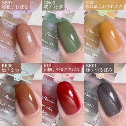 ミニネイル/パラドゥ/マニキュアを使ったクチコミ(3枚目)