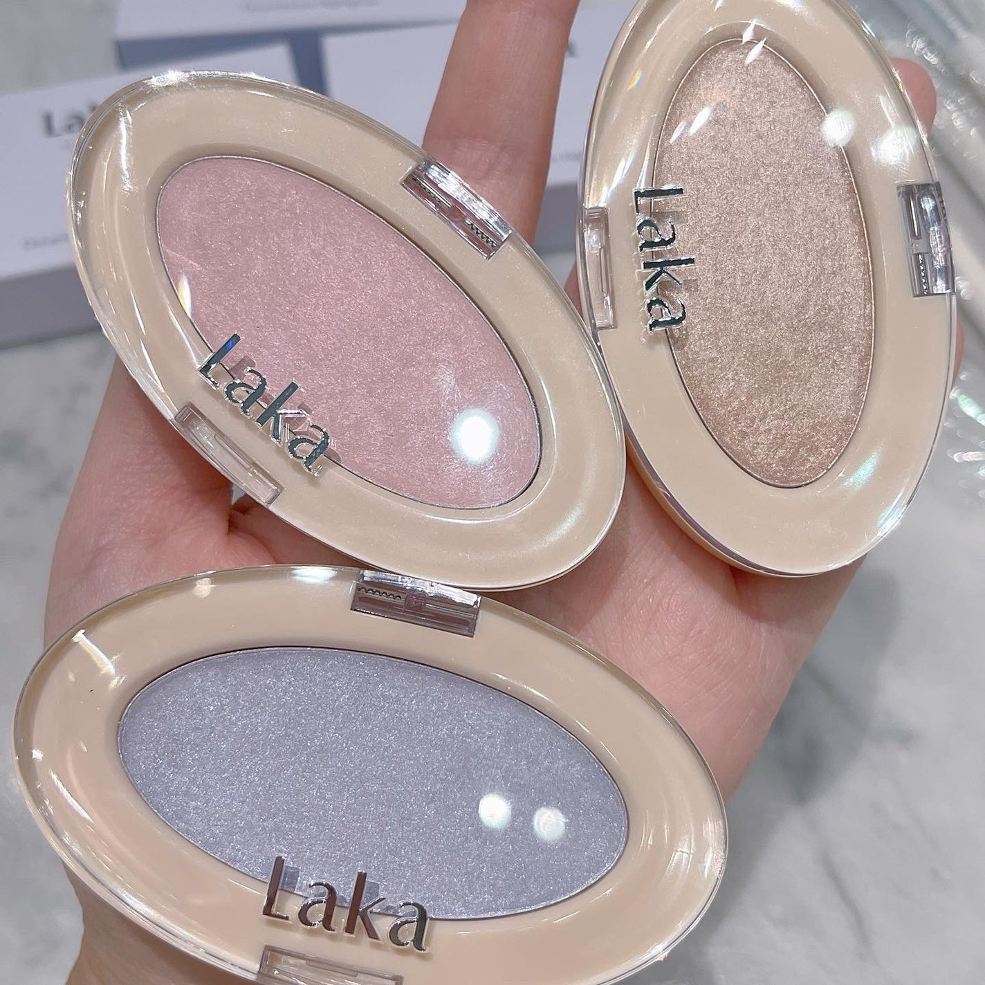 ドリームビームハイライター/Laka/パウダーハイライトを使ったクチコミ(1枚目)