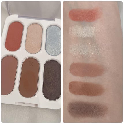 フォーエバー6アイパレット/Laka/アイシャドウパレットを使ったクチコミ(2枚目)