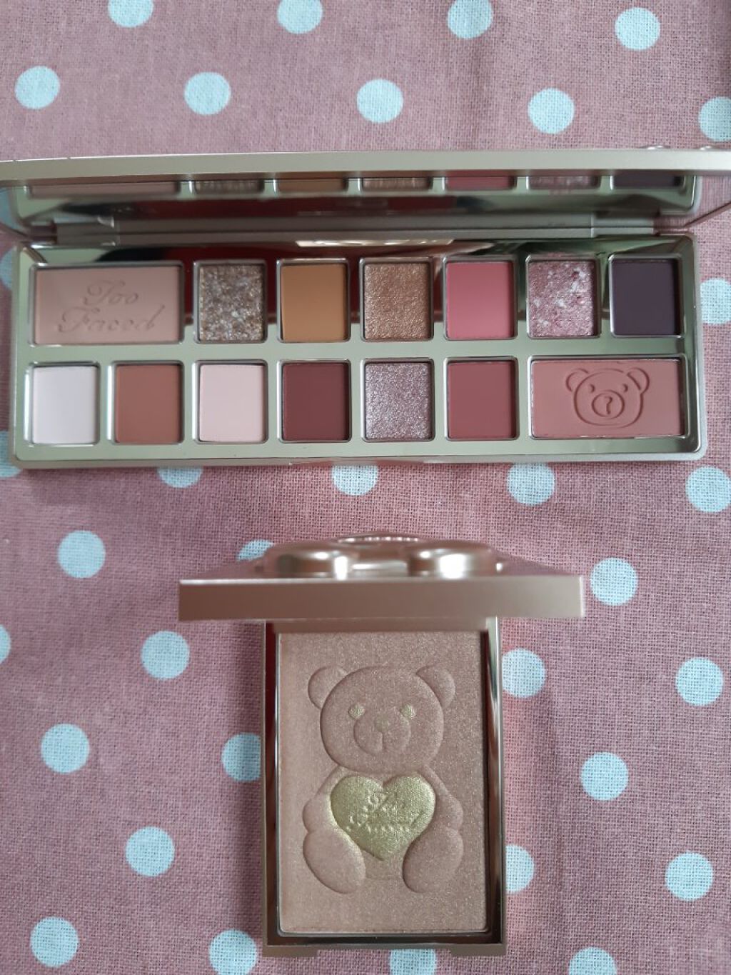 テディ ベア アイシャドウ パレット/Too Faced/アイシャドウパレットを使ったクチコミ(3枚目)