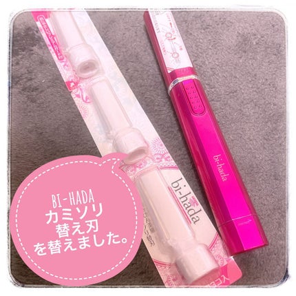 bi-hada ompa L ホルダー替刃2個付/貝印/シェーバーを使ったクチコミ(1枚目)