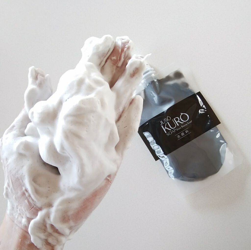JUSO KURO SOAP/NAKUNA-RE/洗顔フォームを使ったクチコミ（1枚目）