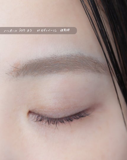 ハンオールブロウカラ/rom&nd/眉マスカラを使ったクチコミ(5枚目)