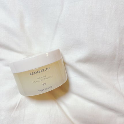 オレンジクレンジングシャーベット/AROMATICA/クレンジングバームを使ったクチコミ(2枚目)