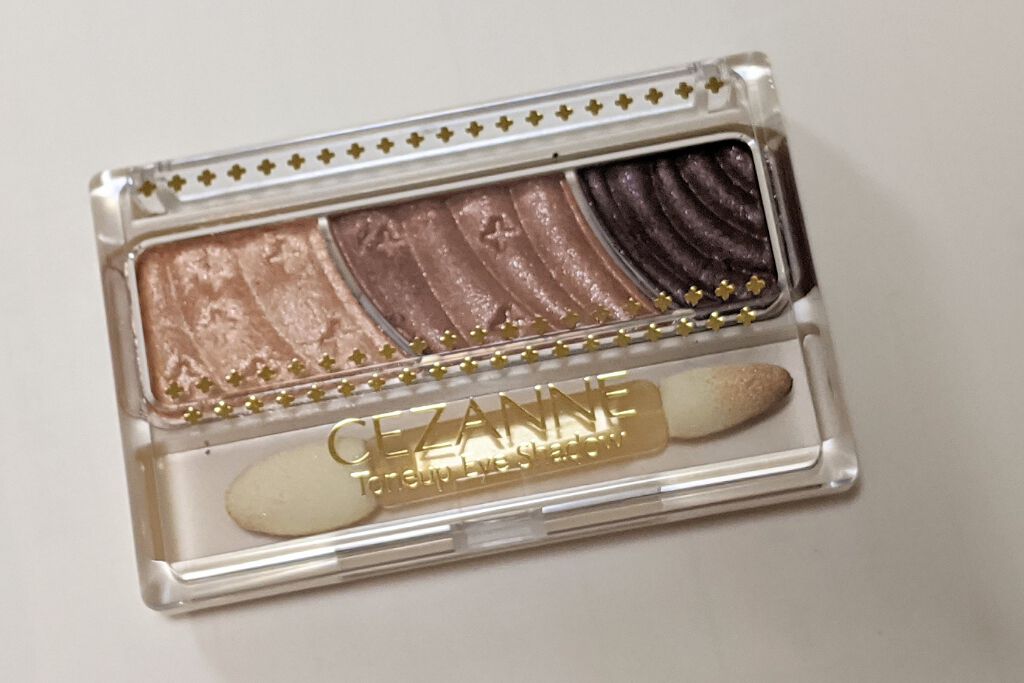 トーンアップアイシャドウ/CEZANNE/アイシャドウパレットを使ったクチコミ(1枚目)