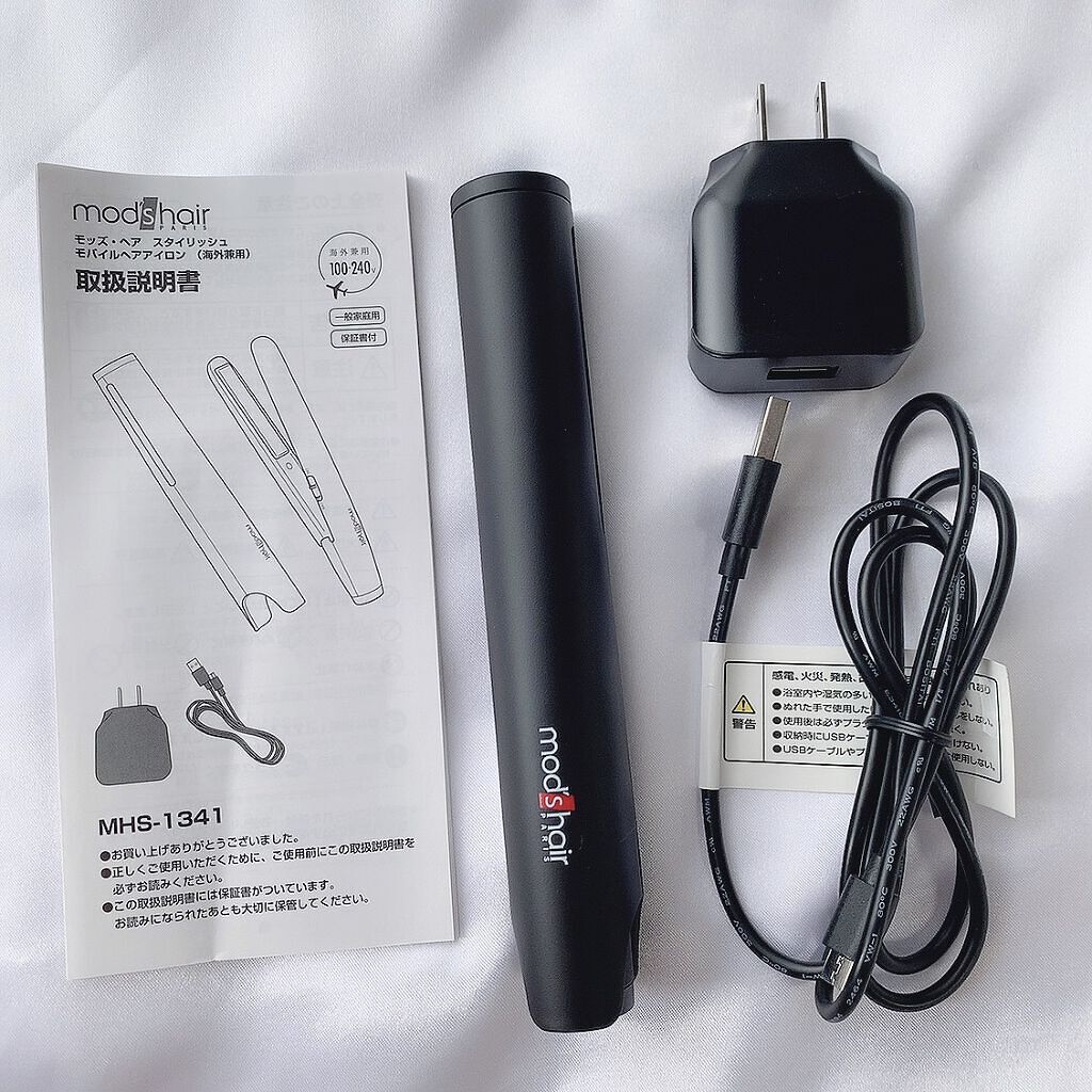 mod's hair スタイリッシュ モバイルヘアアイロン MHS-0840のクチコミ「手のひらサイズの本格派ミニアイロン♡

mod's hair
スタイリッシュ
モバイルヘアアイ.....」（2枚目）