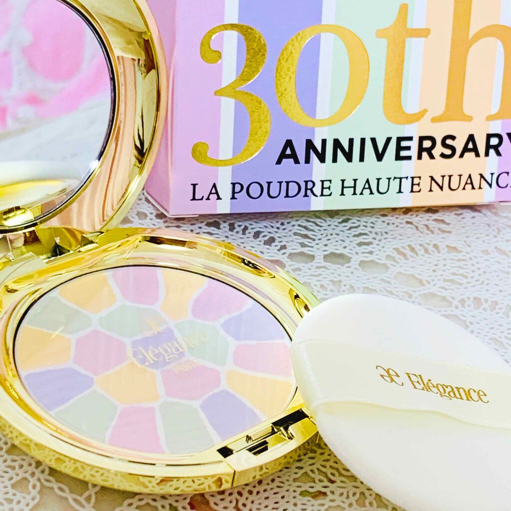 ラ プードル オートニュアンス/Elégance/プレストパウダーを使ったクチコミ(2枚目)