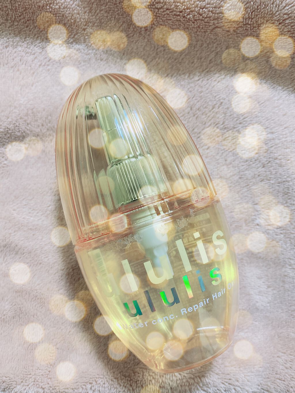 ウォーターコンク リペアヘアオイル/ululis/ヘアオイルを使ったクチコミ（1枚目）