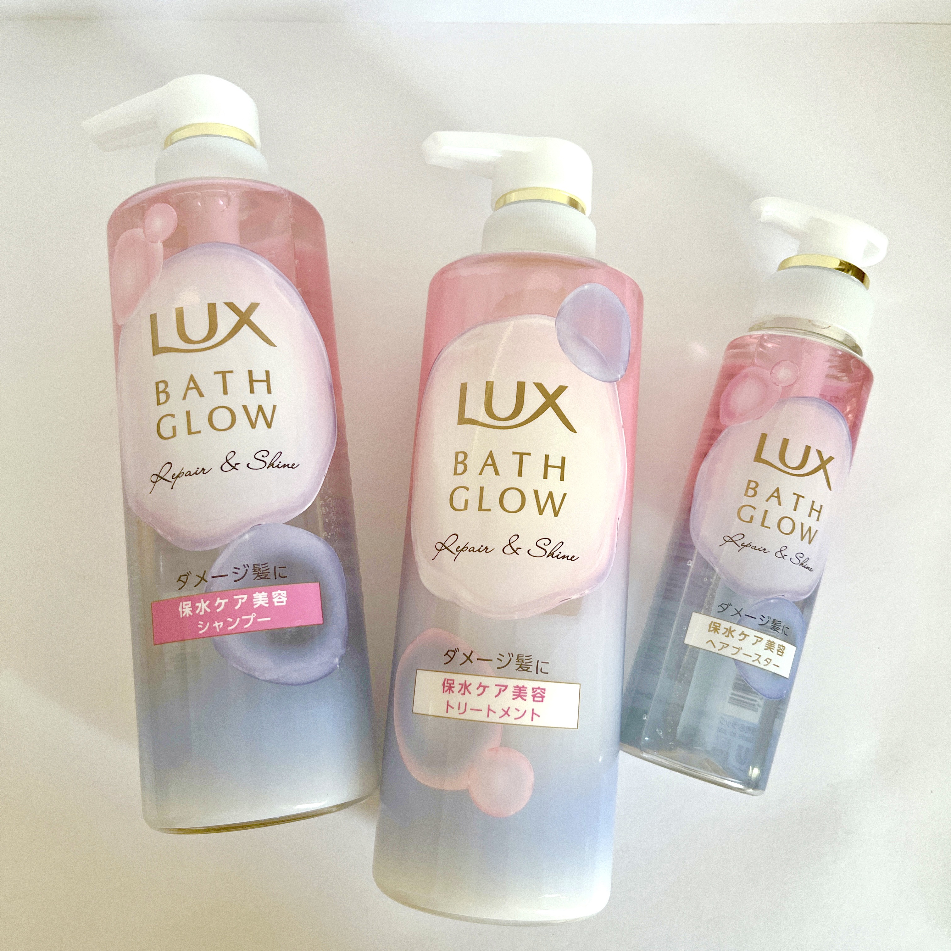 バスグロウ リペア&シャイン シャンプー / トリートメント/LUX/市販シャンプーを使ったクチコミ（1枚目）