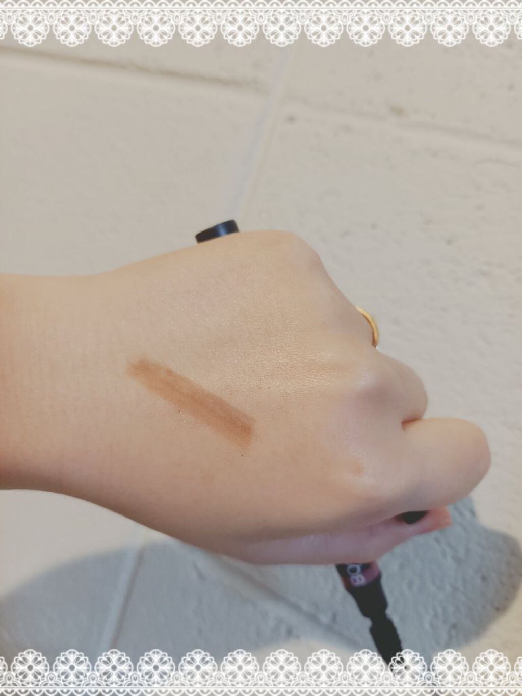 ツートンカラーアイブロウペンシル/GENE TOKYO/アイブロウペンシルを使ったクチコミ(5枚目)