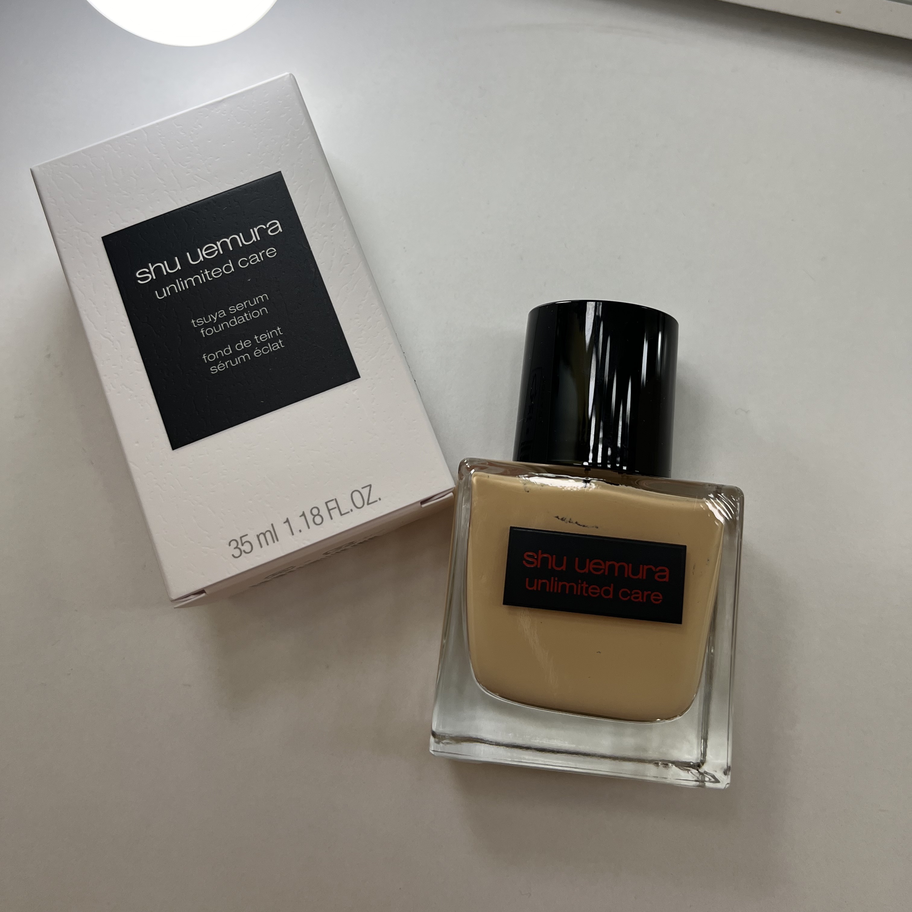 アンリミテッド ケア ツヤ セラム ファンデーション/shu uemura/リキッドファンデーションを使ったクチコミ（2枚目）