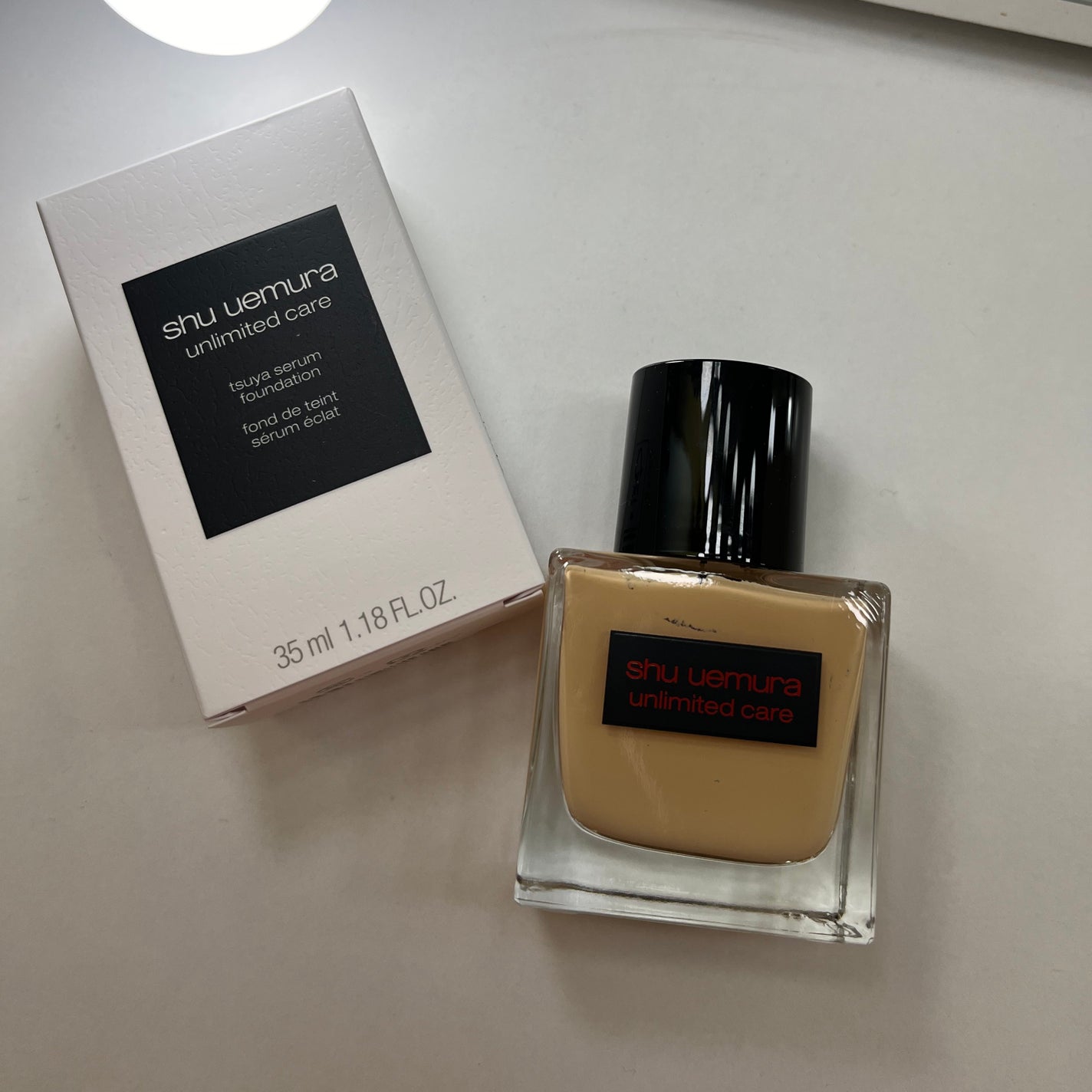 アンリミテッド ケア ツヤ セラム ファンデーション/shu uemura/リキッドファンデーションを使ったクチコミ(2枚目)