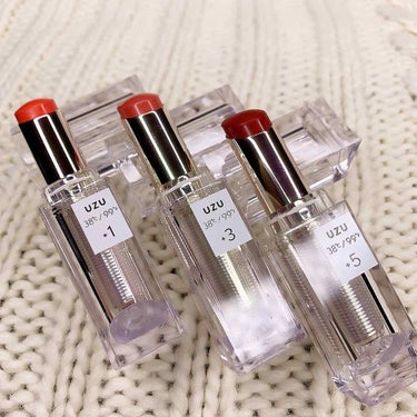 UZU 38℃/99 °F
LIPSTICK‹ TOKYO ›
'
-4/PLUM/ SHEER/ GLOS
-2/BROWN/ CREAM/ SEMI-MATTE
+0/CLEAR/ SEMI-GLO