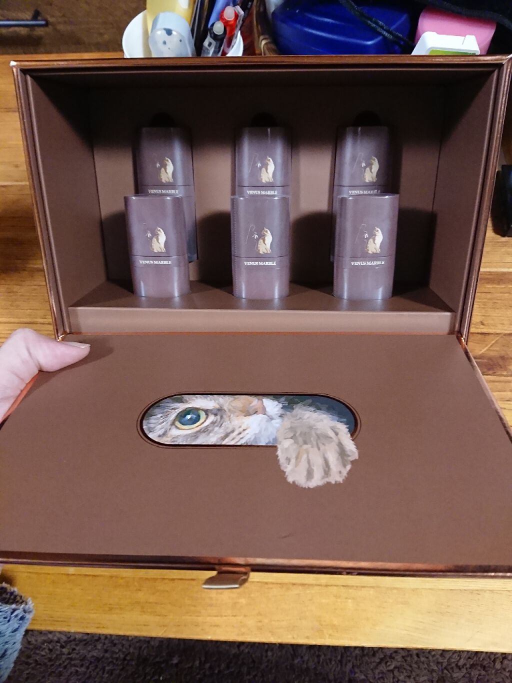 キャットシリーズマットリップカラー/Venus Marble/口紅を使ったクチコミ(1枚目)