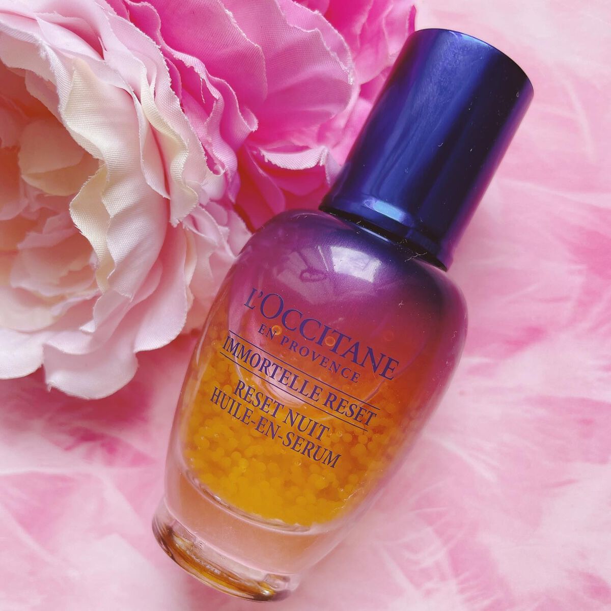 イモーテル オーバーナイトリセットセラム/L'OCCITANE/美容液を使ったクチコミ(2枚目)