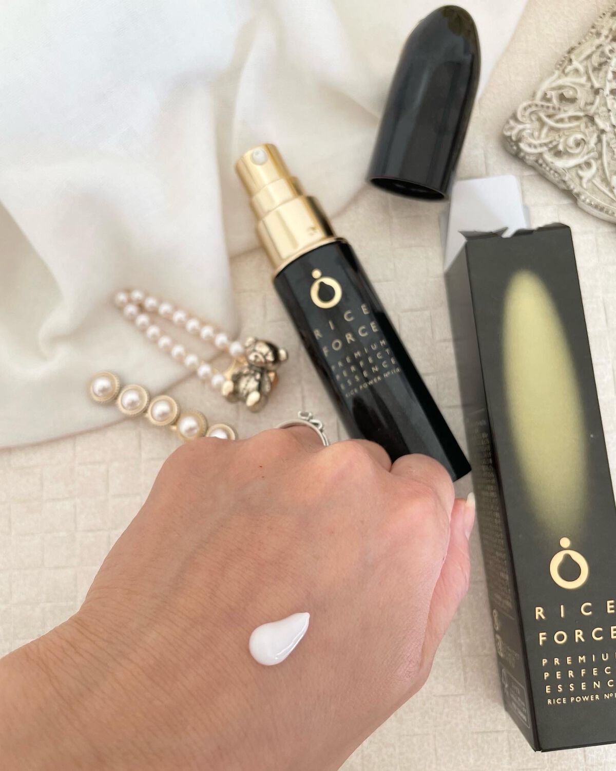 プレミアムパーフェクトエッセンス/ライスフォース/美容液を使ったクチコミ(2枚目)