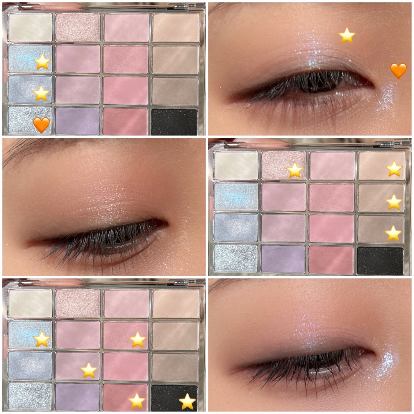 ソフトブラーリングアイパレット/wakemake/アイシャドウパレットを使ったクチコミ(3枚目)