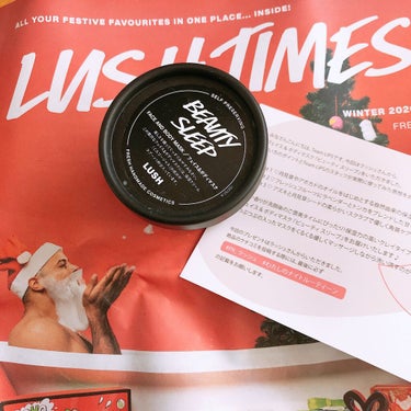 ラッシュ ビューティ スリープ✍

LUSH様よりLipsを通してクリスマスプレゼント🎁いただきました♡

忙しかったため、レビュー遅くなりすみません🥺💦

point1♡自然由来の保湿成分たっぷり！
