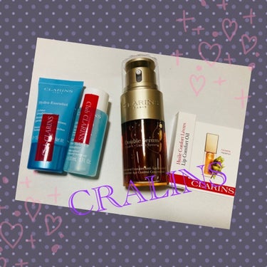 
こんばんは😊

今日は先日購入したCLARINS様の商品について書きたいと思います✨


CLARINS💄
ダブル セーラム EX✨

こちらはクラランス様の有名な美容液です🥰
ずっと使ってみたくてや