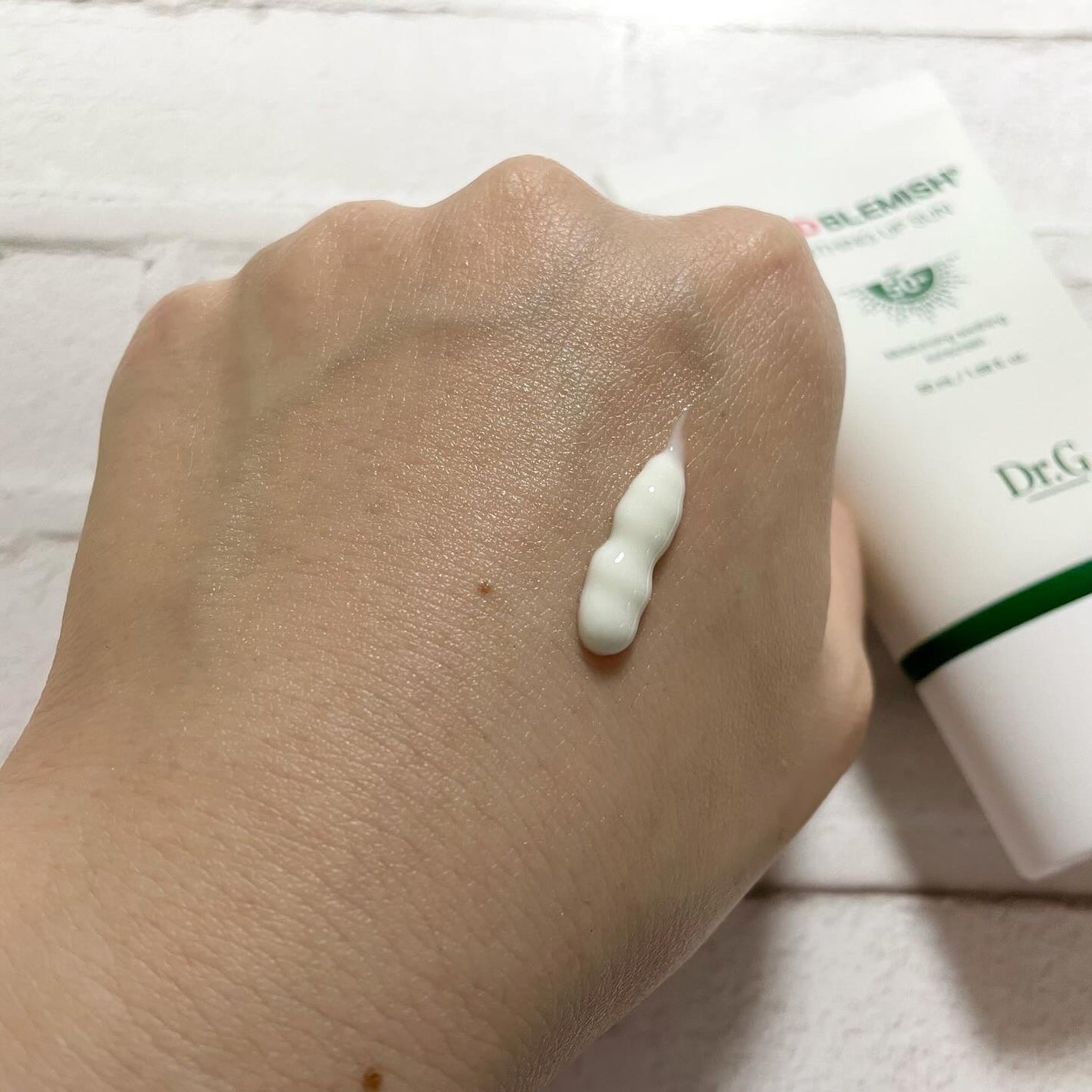 レッドブレミッシュスージングアップサン/Dr.G/日焼け止めクリームを使ったクチコミ(2枚目)