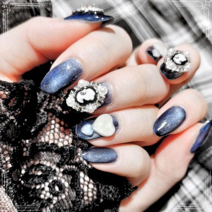 5ミクロンマグネット/ネイル工房/ジェルネイルを使ったクチコミ(2枚目)