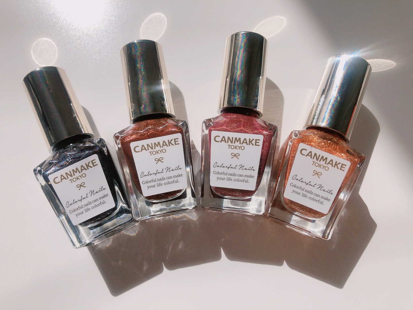 カラフルネイルズ N92 #girlsnightout/キャンメイク/マニキュアを使ったクチコミ（1枚目）