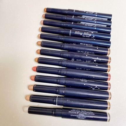 キラキラ アイシャドウ PP502/ETUDE/スティックアイシャドウを使ったクチコミ(2枚目)