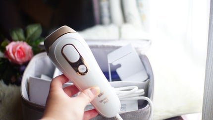 ブラウンシルクエキスパート (光美容器)/ブラウン/家庭用脱毛器を使ったクチコミ(1枚目)